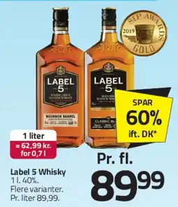 Fleggaard Label 5 Whisky tilbud