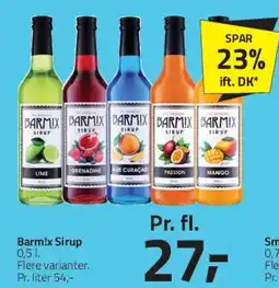 Fleggaard Barmix Sirup tilbud