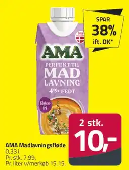 Fleggaard AMA Madlavningsfløde tilbud