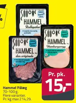 Fleggaard Hammel Pålæg tilbud