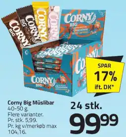 Fleggaard Corny Big Müslibar (24 stk.) tilbud