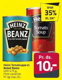 Fleggaard Heinz Tomatsuppe el. Baked Beans tilbud