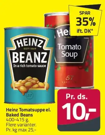 Fleggaard Heinz Tomatsuppe el. Baked Beans tilbud