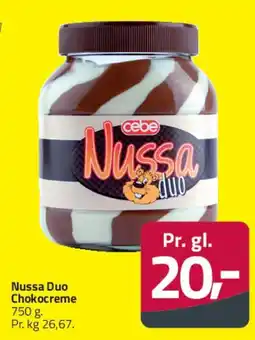 Fleggaard Nussa Duo Chokocreme tilbud