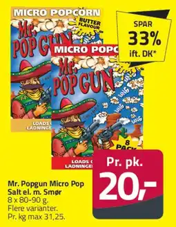 Fleggaard Mr. Popgun Micro Pop tilbud