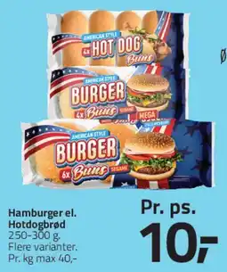 Fleggaard Hamburger / Hotdogbrød tilbud