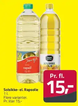 Fleggaard Solsikke- el. Rapsolie tilbud