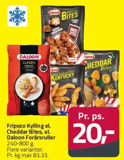 Fleggaard Fripzo / Daloon snacks tilbud