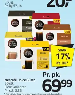Fleggaard Nescafé Dolce Gusto kapsler tilbud