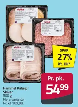 Fleggaard Hammel pålæg i skiver tilbud