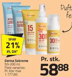 Fleggaard Derma Solcreme tilbud