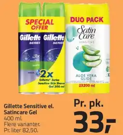 Fleggaard Gillette Sensitive / SatinCare tilbud