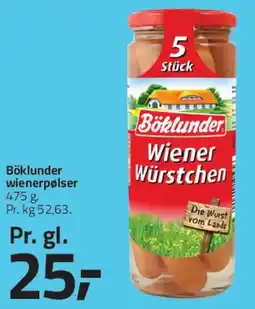 Fleggaard Böklunder Wiener Würstchen tilbud