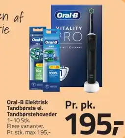 Fleggaard Oral-B Elektrisk tandbørste / Tandbørste tilbud