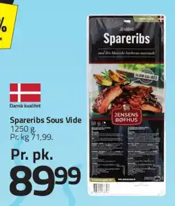 Fleggaard Spareribs Sous Vide tilbud
