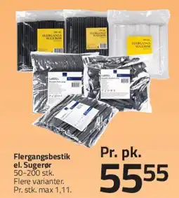 Fleggaard Flergangsbestik / sugerør (pakke) tilbud
