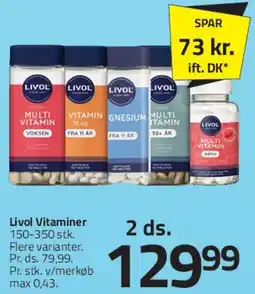 Fleggaard Livol Vitaminer tilbud