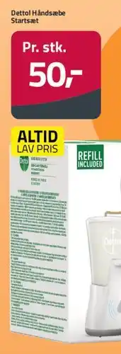 Fleggaard Dettol Håndsæbe Startset tilbud