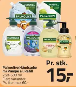 Fleggaard Palmolive Håndsæbe m/Pump el. Refill tilbud