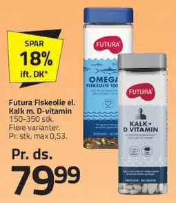 Fleggaard Futura Fiskeolie / Kalk m. D-vitamin tilbud