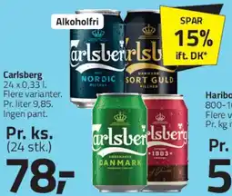 Fleggaard Carlsberg (24 x 0,33 l) tilbud