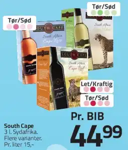 Fleggaard South Cape (Bag-in-Box) tilbud