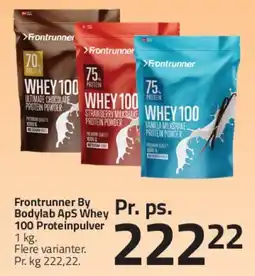 Fleggaard Frontrunner by Bodylab Whey (proteinpulver) tilbud