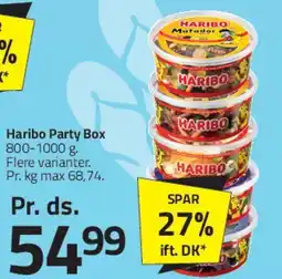 Fleggaard Haribo Party Box tilbud