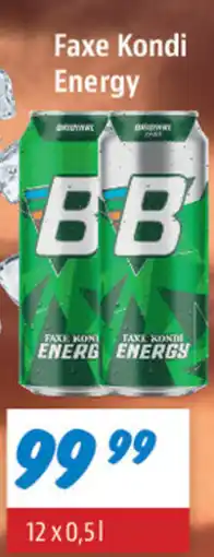zur Krone Faxe Kondi Energy tilbud