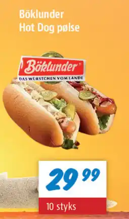 zur Krone Böklunder Hot Dog pølse tilbud