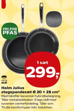 Coop.dk Holm Julius stegepandesæt Ø 20 + 28 cm tilbud
