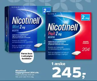 Nicotinell tyggegummi