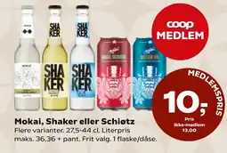 Coop.dk Mokai, Shaker eller Schiøtz tilbud