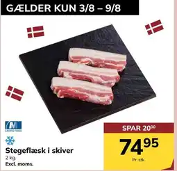 Dagrofa Food Service Stegeflæsk i skiver tilbud