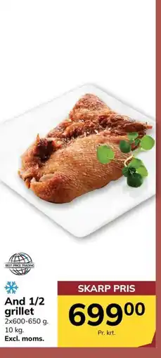 Dagrofa Food Service And 1/2 grillet tilbud
