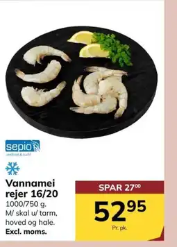 Dagrofa Food Service Vannamei rejer 16/20 tilbud