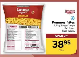 Dagrofa Food Service Lutosa Pommes frites tilbud