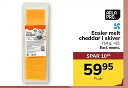 Dagrofa Food Service Easier melt cheddar i skiver tilbud
