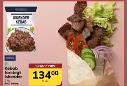 Dagrofa Food Service Kebab forstegt Iskender tilbud