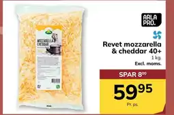 Dagrofa Food Service Revet mozzarella & cheddar 40+ tilbud