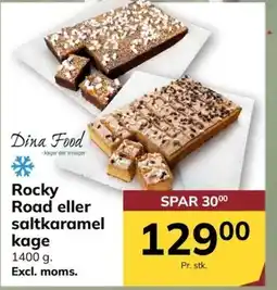 Dagrofa Food Service Rocky Road eller saltkaramel kage tilbud