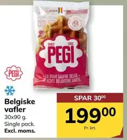 Dagrofa Food Service Belgiske vafler tilbud