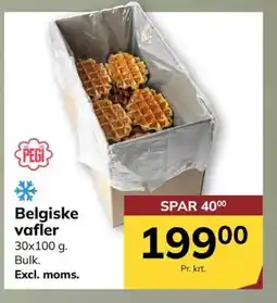Dagrofa Food Service Belgiske vafler tilbud
