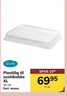 Dagrofa Food Service Plastlåg til sushibakke XL tilbud