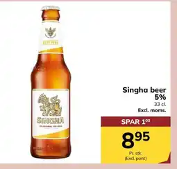 Dagrofa Food Service Singha beer 5% tilbud