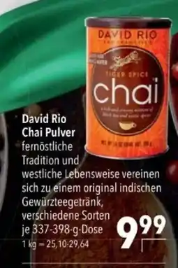 Citti David Rio Chai Pulver tilbud