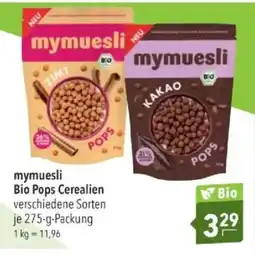 Citti Mymuesli Bio Pops Cerealien tilbud