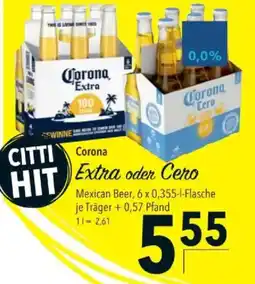 Citti Corona Extra oder Cero tilbud