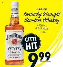 Citti Jim Beam Kentucky Straight Bourbon Whiskey tilbud