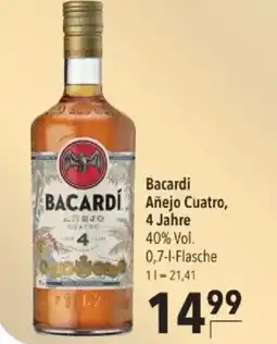 Citti Bacardi Añejo Cuatro, 4 Jahre tilbud